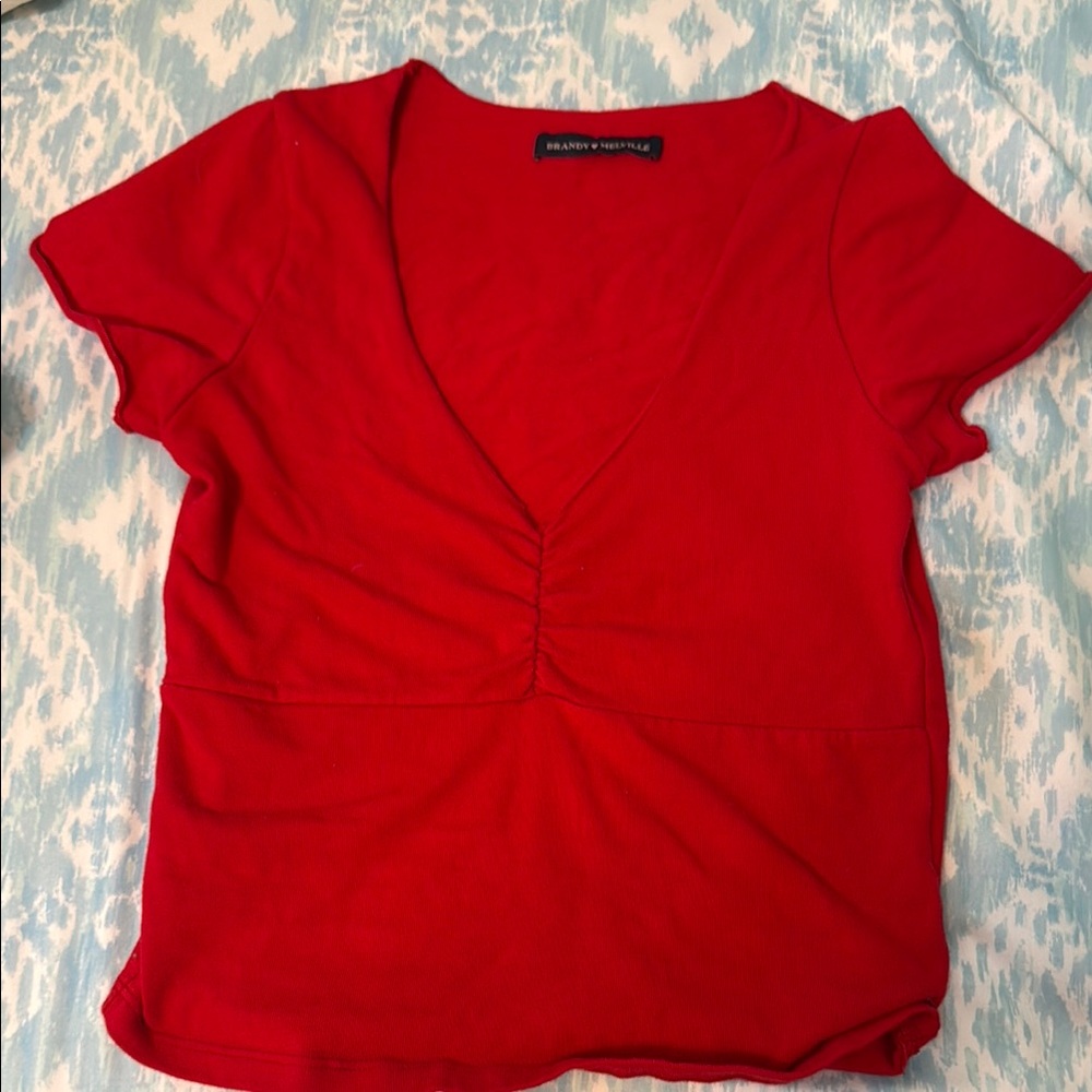 Brandy red top flash sale 🩷